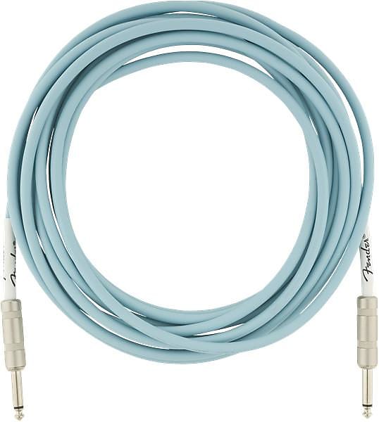 Fender Original Series Instrument Cable, 18.6', Daphne Blue