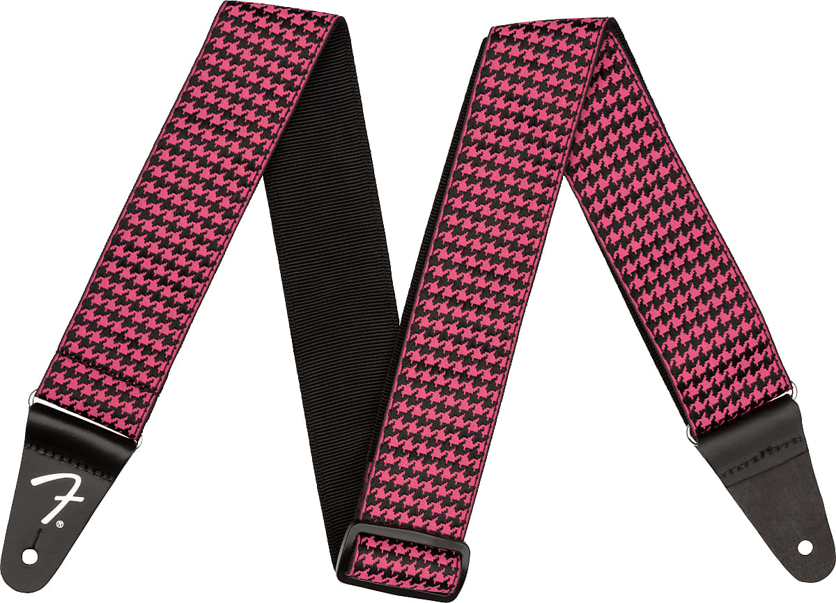 Fender Houndstooth Strap, Pink