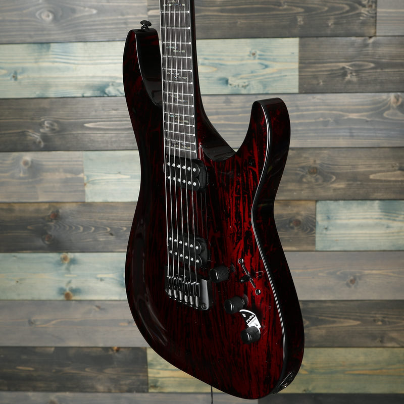 Schecter 1475 C-1 Silver Mountain - Blood Moon
