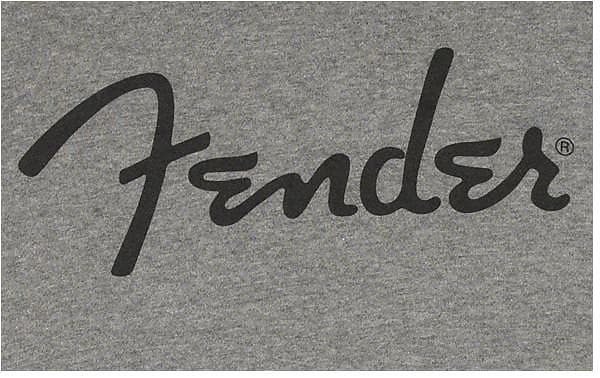 Fender Logo Pullover, Gray, XXL