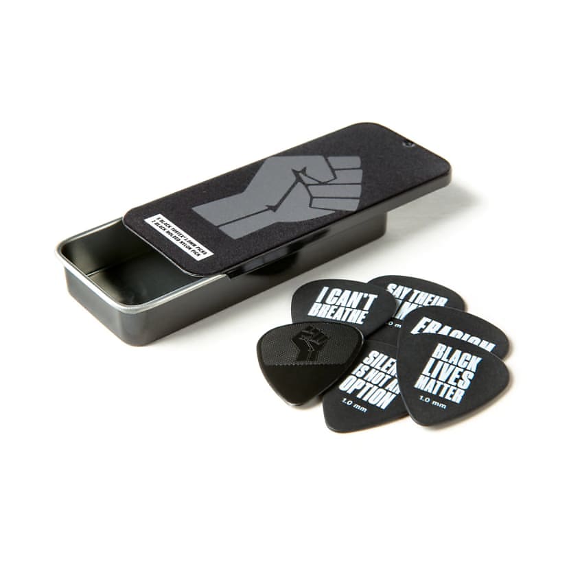 Dunlop BLMT04 Black Lives Matter 1.0mm Tortex Pick Tin