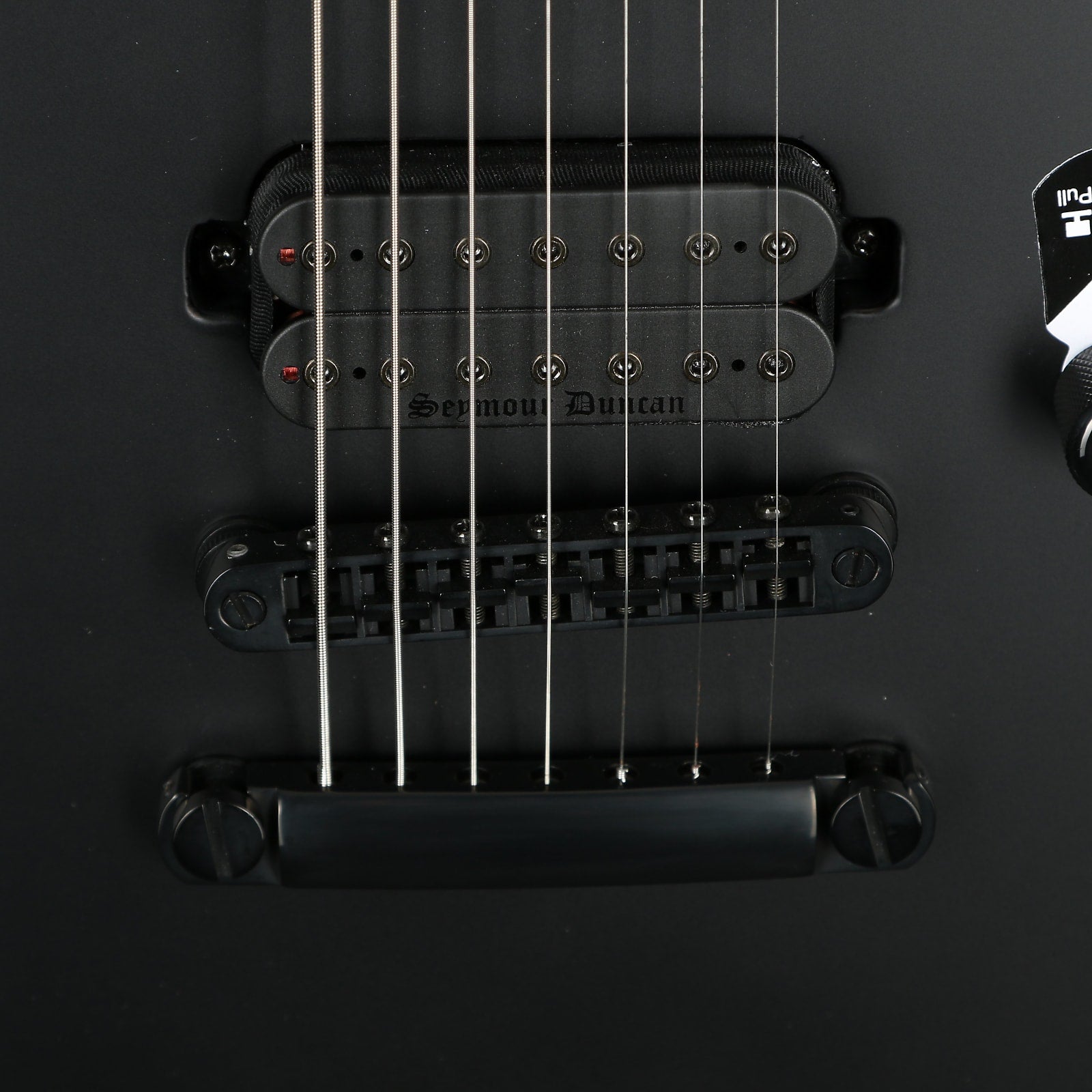 ESP LTD Viper-7 Baritone Black Metal - Black Satin