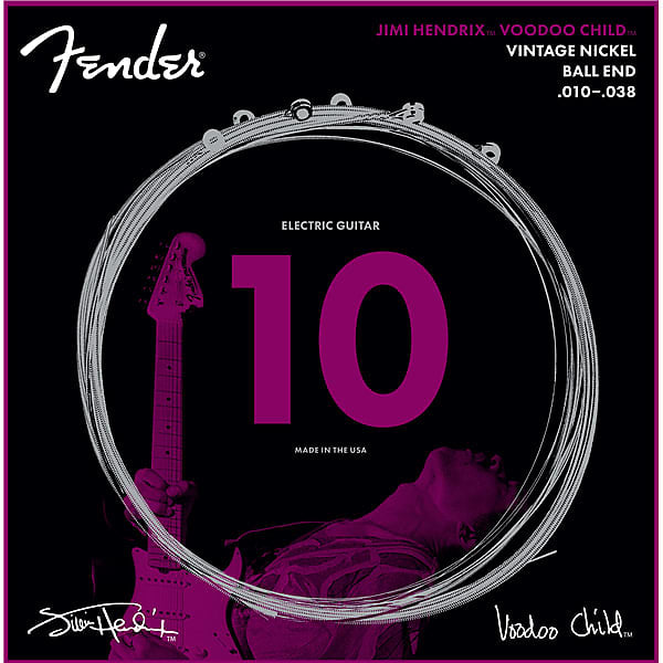Fender Hendrix Voodoo Child™ Ball End Nickel 10-38