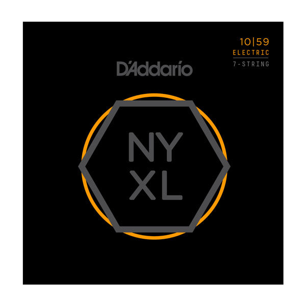 D'Addario NYXL 1059 Nickel Wound, Regular Light, 10-59 7 String