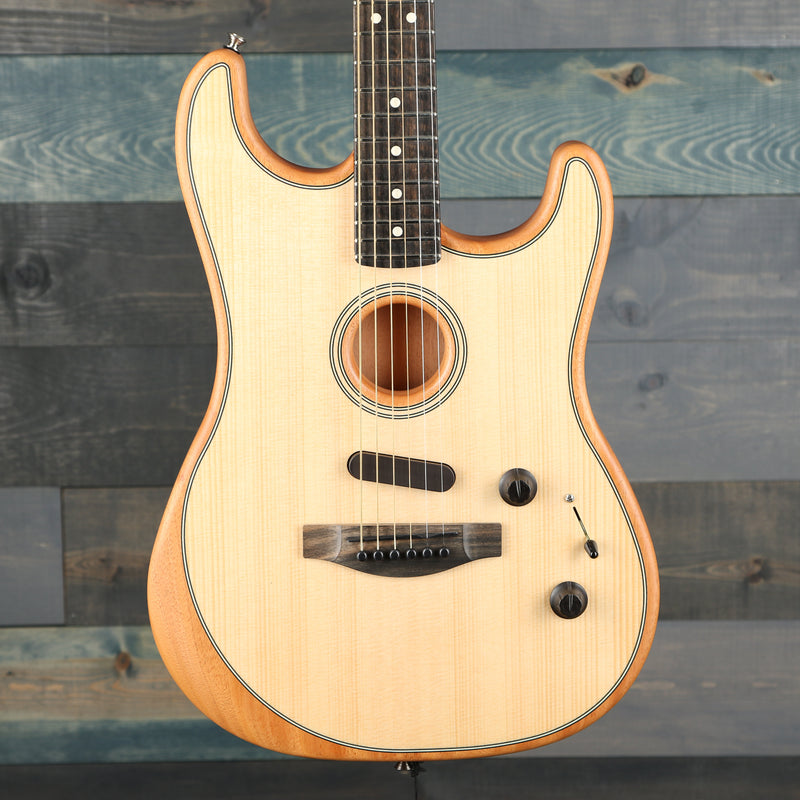Fender American Acoustasonic™ Strat®, Ebony Fingerboard, Natural