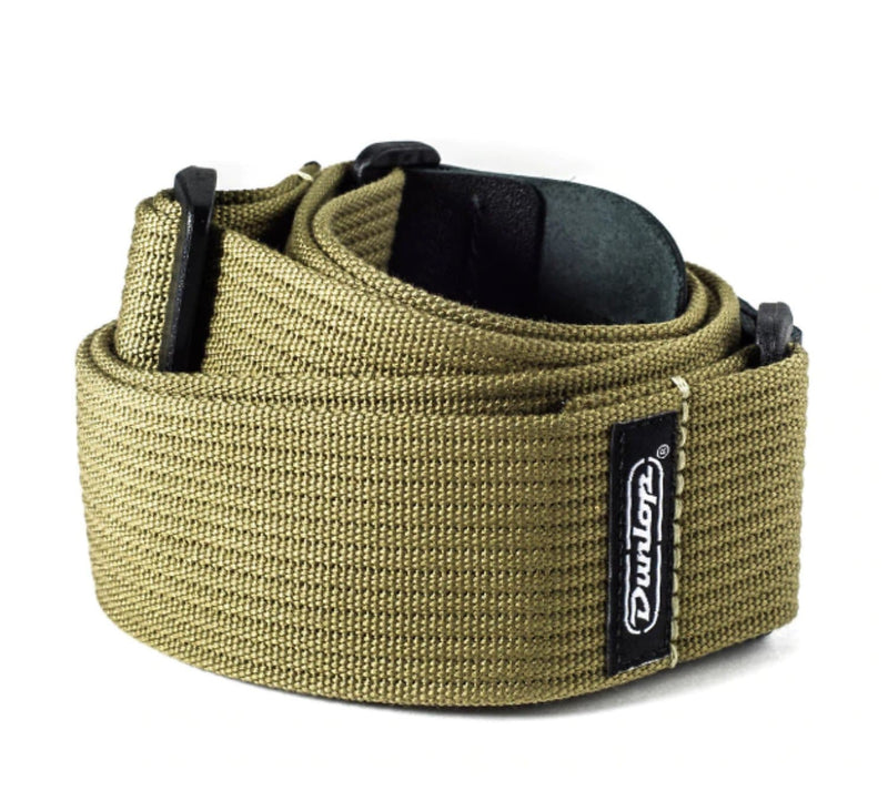 Dunlop Ribbed Cotton Olive Green Strap