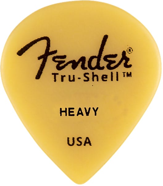 Fender Tru-Shell Casein 551 Shape Pick, Heavy, Single