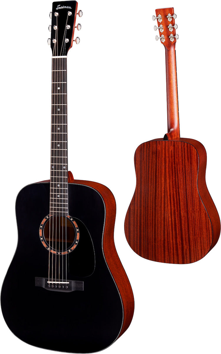 Eastman E2D-BK Acoustic Guitar - Black