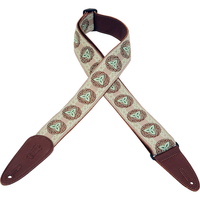 Levy's 2" Wide Jacquard Guitar Strap - Celtic Knot
