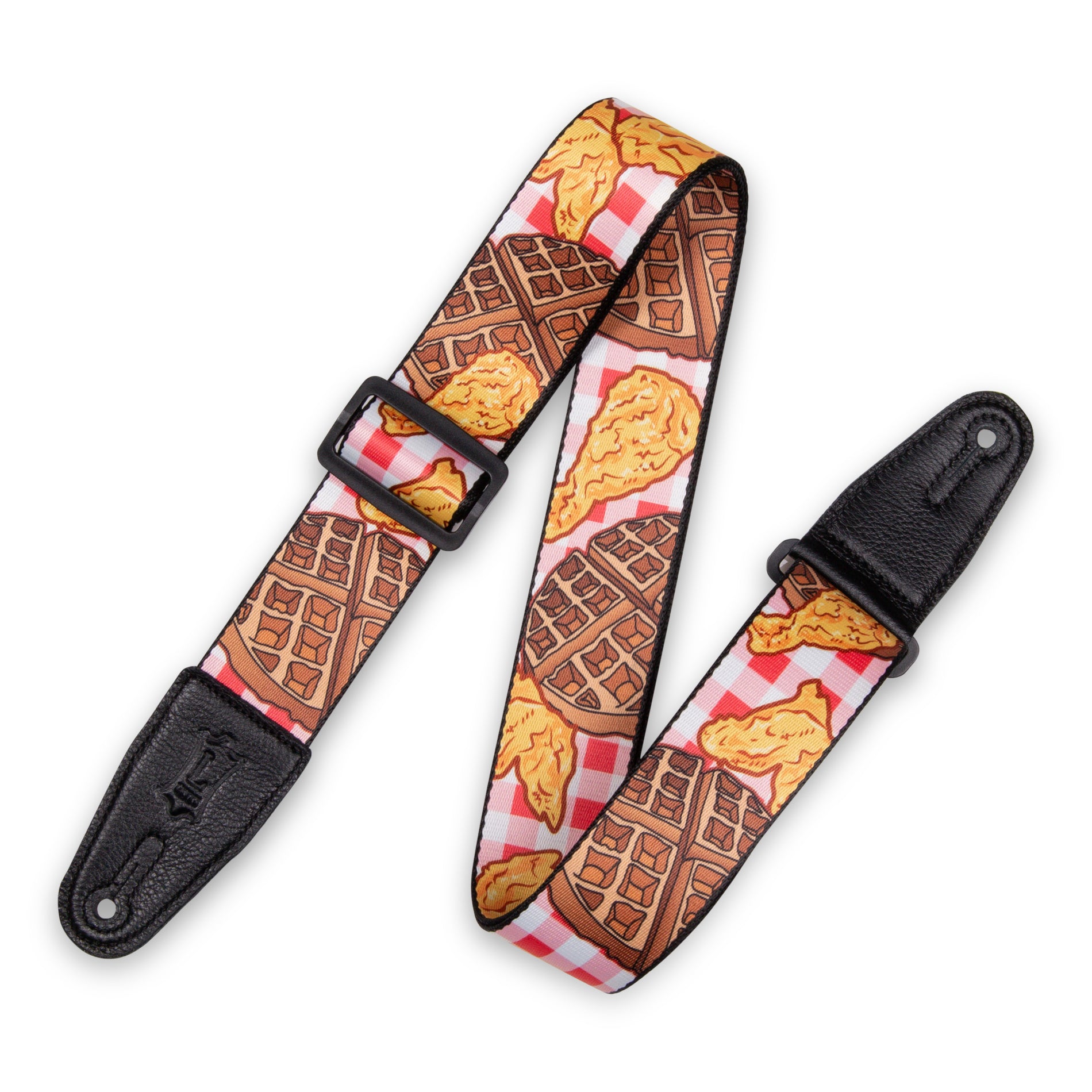 Levy's Polyester Guitar Strap - Chicken and Waffles