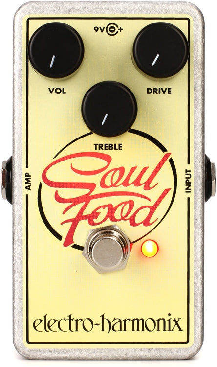 Electro-Harmonix SOUL FOOD Transparent overdrive, 9.6DC-200 PSU included