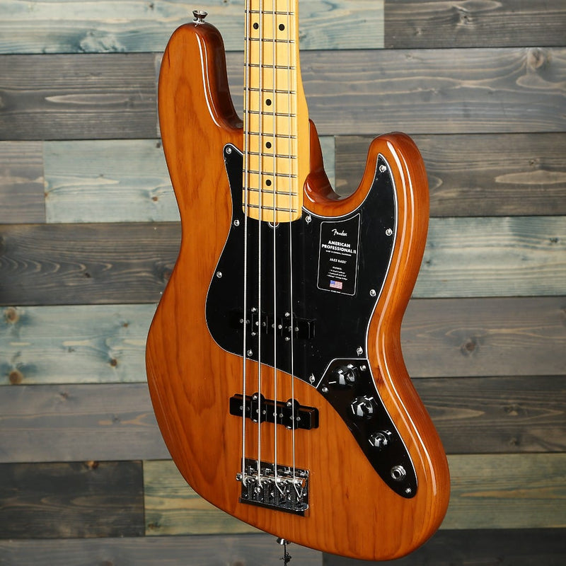 Fender American Professional II Jazz Bass, Maple FB, Roasted Pine