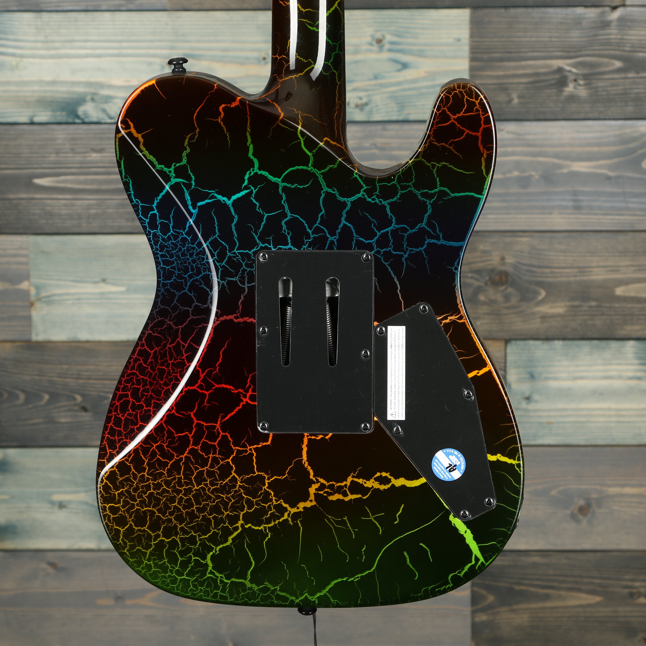 ESP LTD Eclipse '87 Electric Guitar  Lefty - Rainbow Crackle