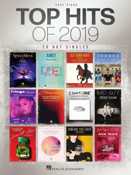 Hal Leonard Top Hits of 2019 Easy Piano Songbook
