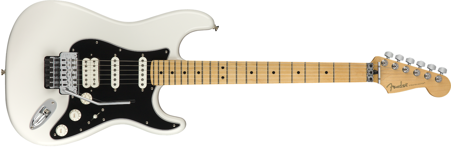 Fender Player Stratocaster w/Floyd Rose, Maple Fingerboard, Polar White