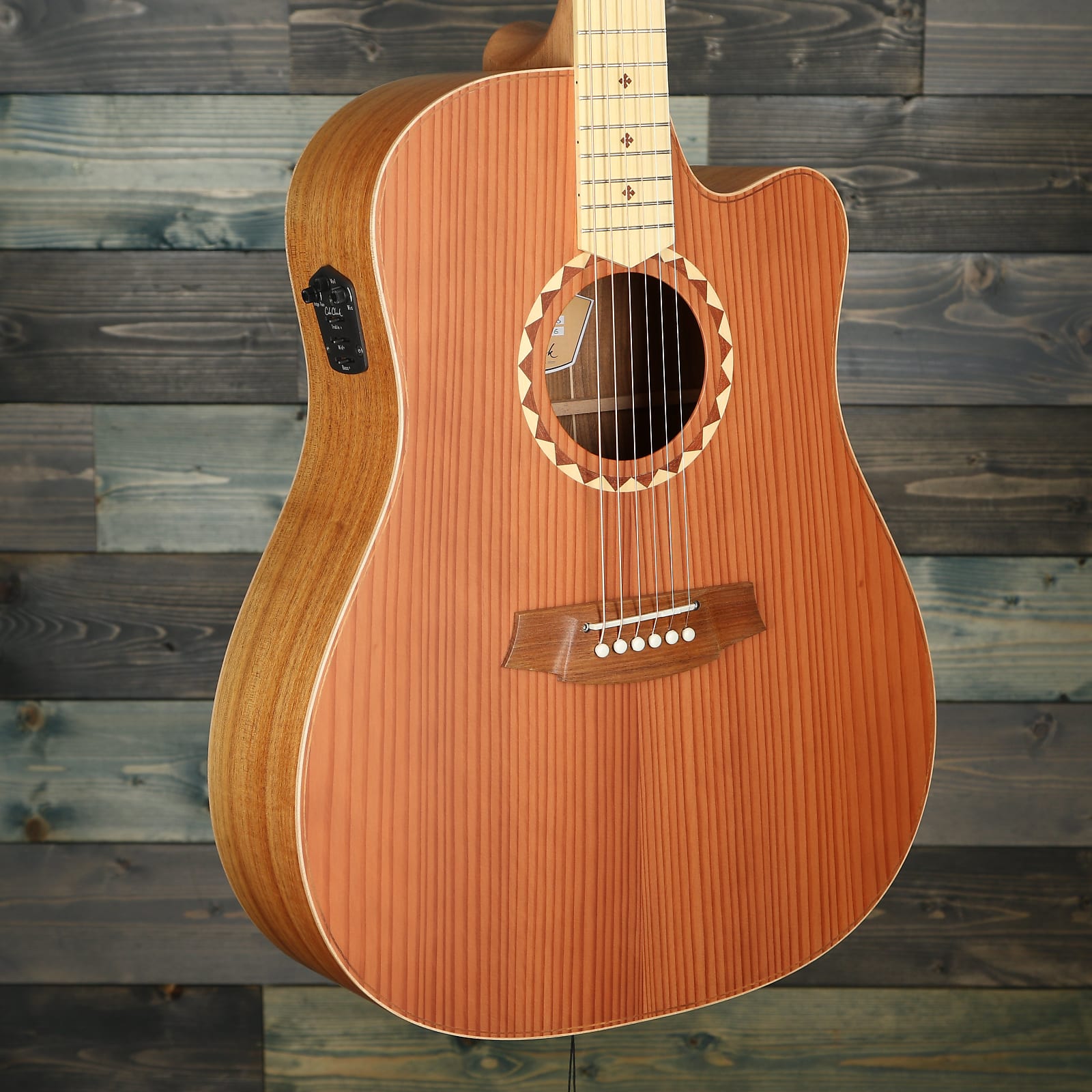 Cole Clark Fat Lady 2 Series FL2EC-RDBLSB Acoustic - Redwood/Blackwood