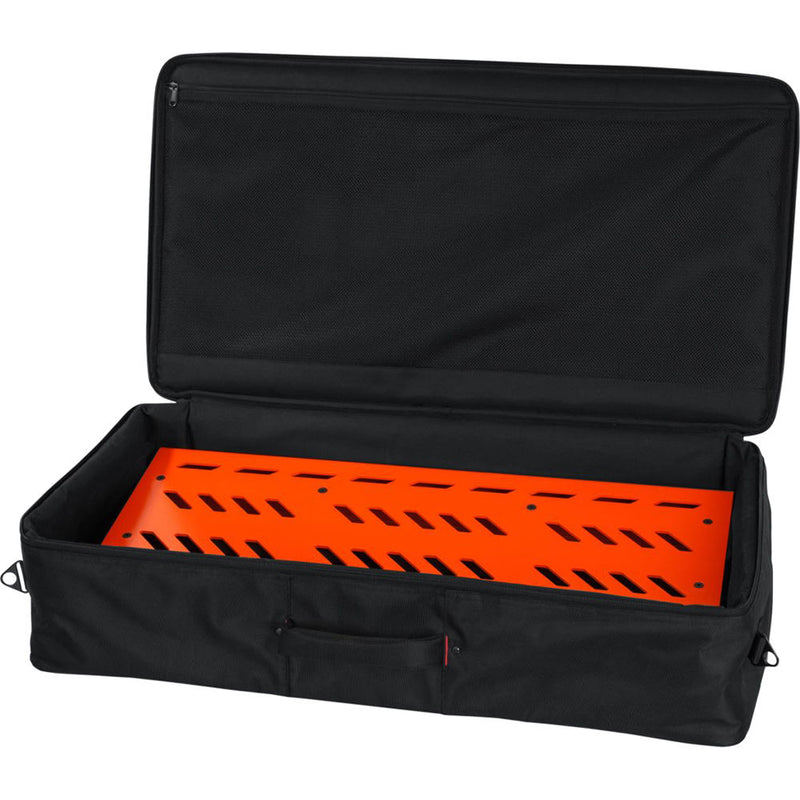 Gator Cases Extra Large Aluminum Pedal Board w/Carry Bag - British Orange