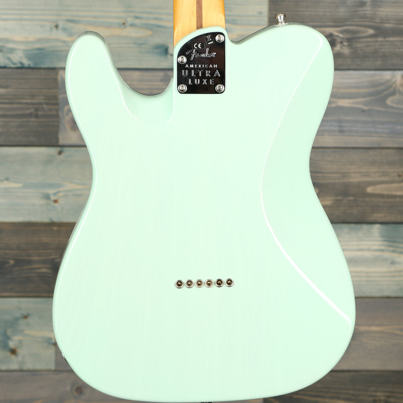 Fender Ultra Luxe Telecaster, Rosewood Fingerboard, Transparent Surf Green
