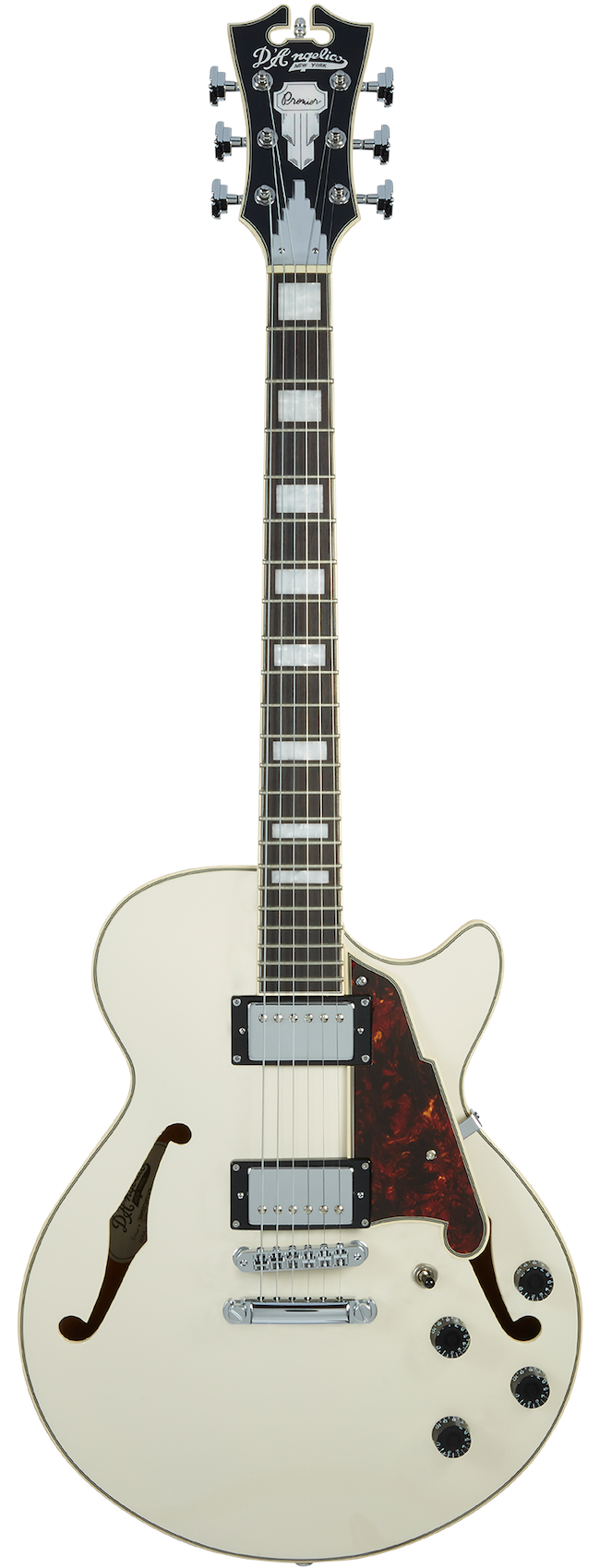 D'Angelico Premier SS Semi-Hollow w/Stop-Tail - Champagne