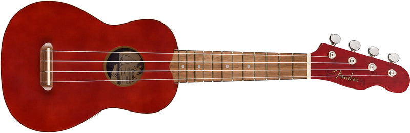 Fender Venice Soprano Uke, Walnut Fingerboard, Cherry