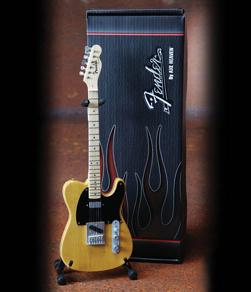 Axe Heaven Fender Telecaster Butterscotch Blonde Miniature Guitar Replica