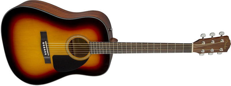 Fender CD-60 Dreadnought V3 w/Case, Walnut Fingerboard, Sunburst