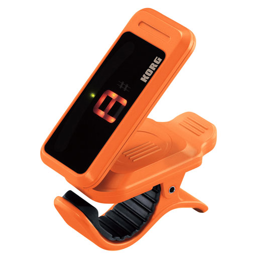 Korg Pitchclip PC-1 Clip-on Chromatic Tuner - Orange