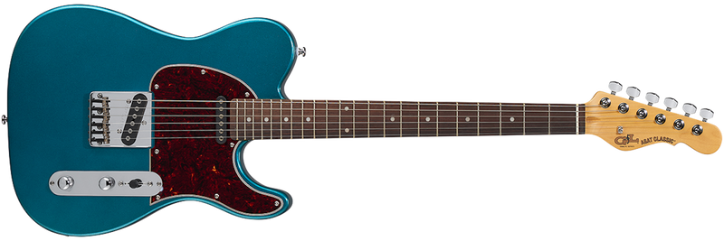 G&L Tribute Series ASAT Classic Electric Guitar - Emerald Blue