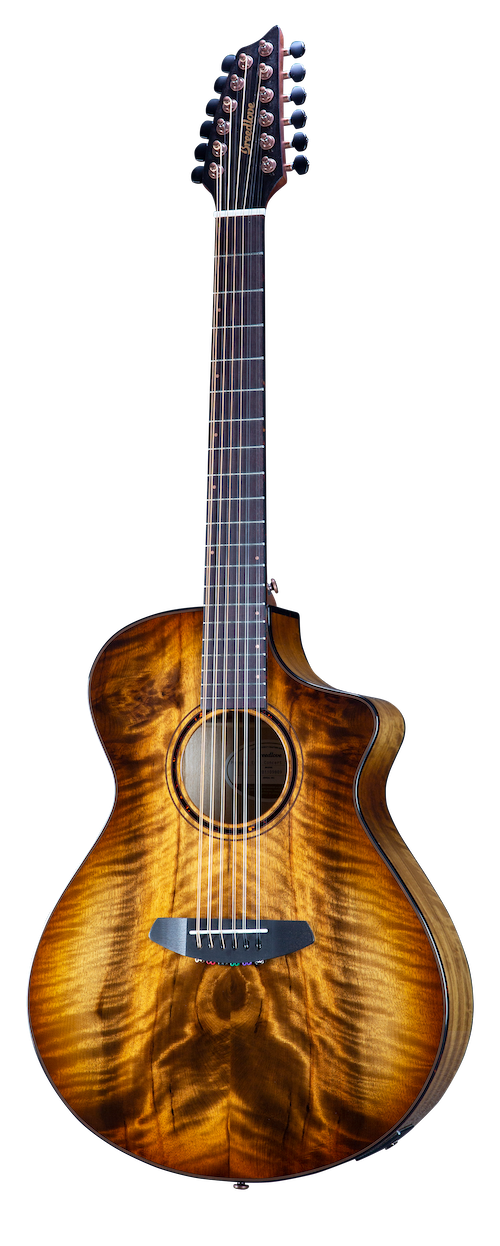 Breedlove Pursuit Exotic S Concert Amber 12-String CE Myrtlewood-Myrtlewood