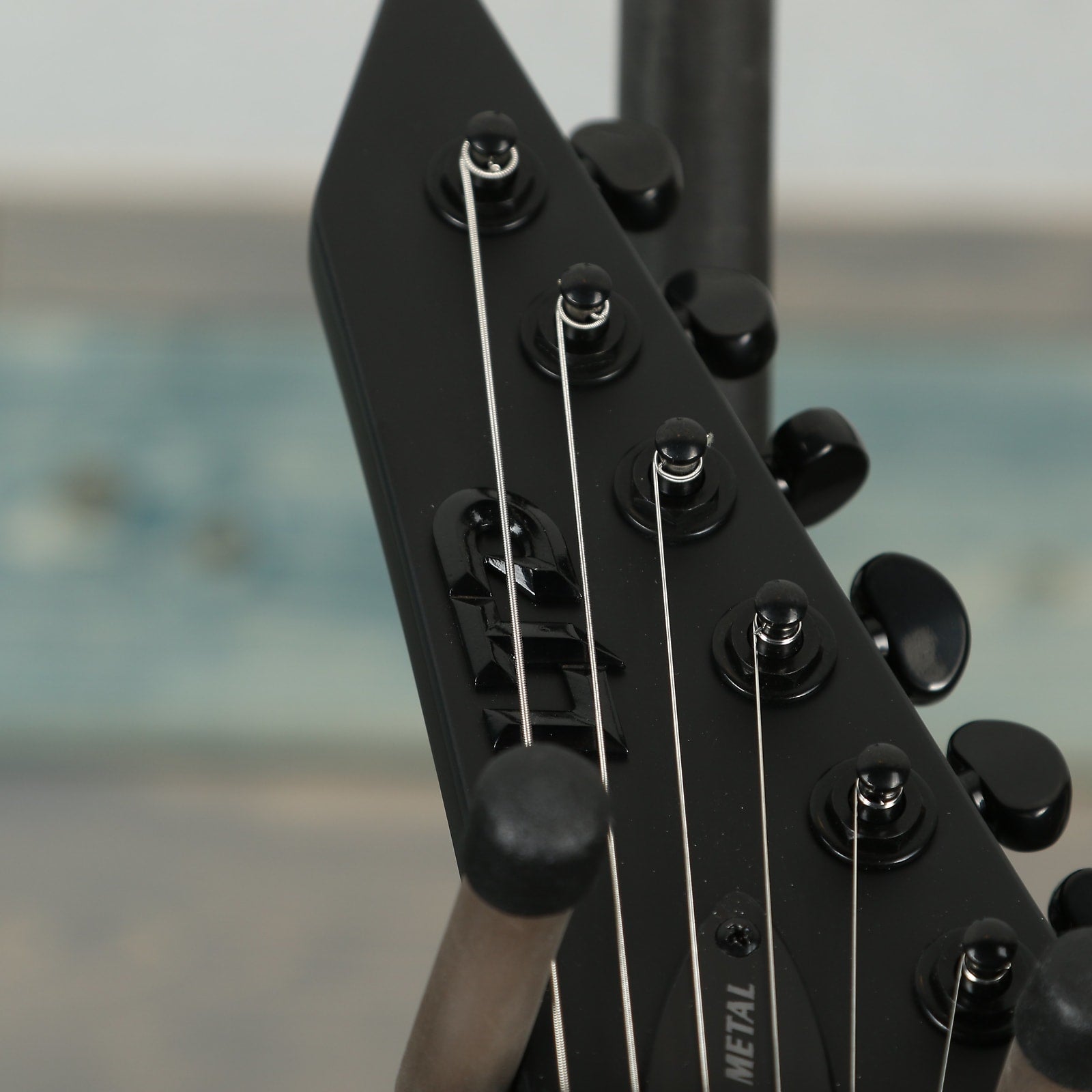 ESP LTD M-Black Metal Electric Guitar Satin Black