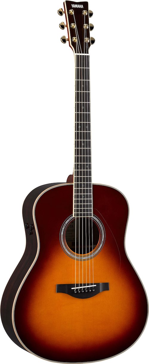 Yamaha LL TransAcoustic Dreadnought Guitar - Brown Sunburst