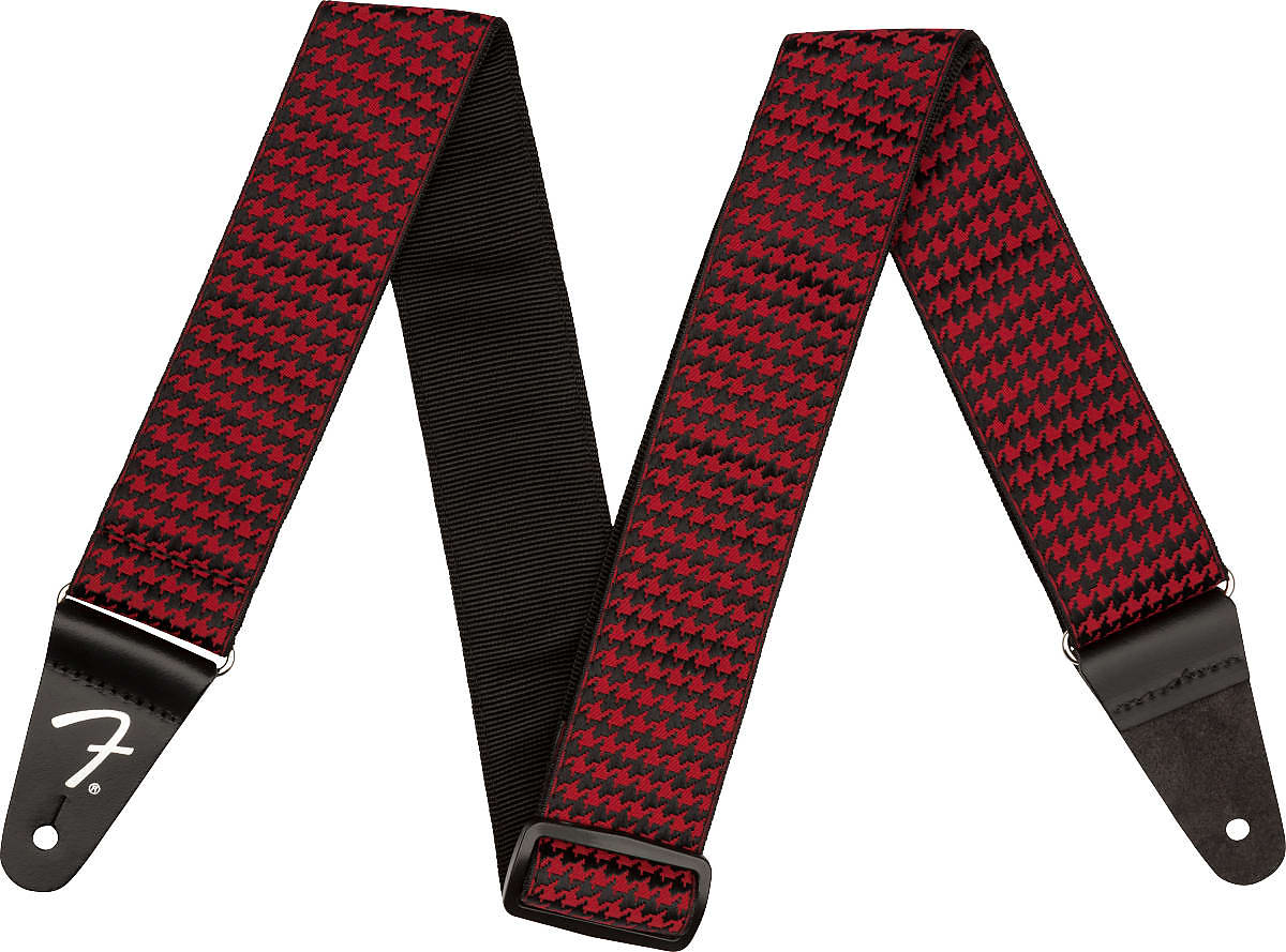 Fender Houndstooth Strap, Red