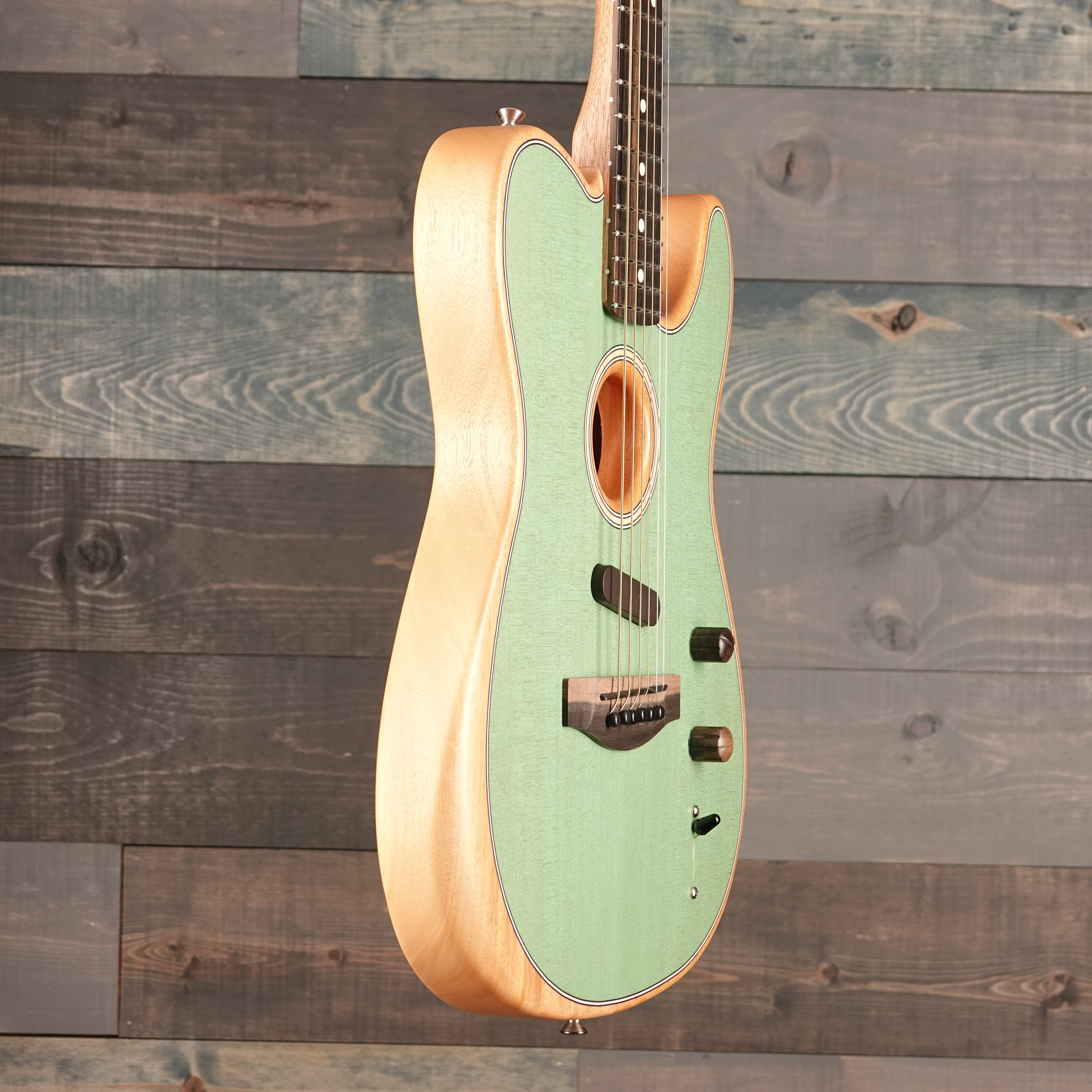 Fender American Acoustasonic™ Telecaster®, Ebony Fingerboard, Surf Green