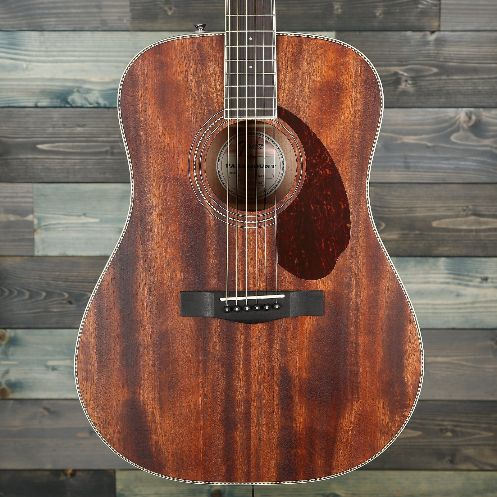Fender PM-1 Dreadnought, Ovangkol Fingerboard, All-Mahogany w/case