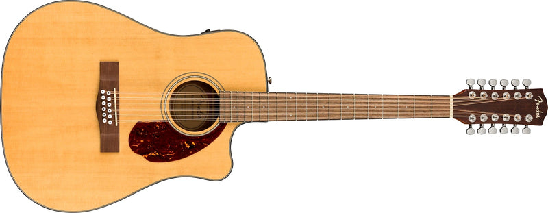 Fender CD-140SCE 12-String, Walnut Fingerboard, Natural w/Case