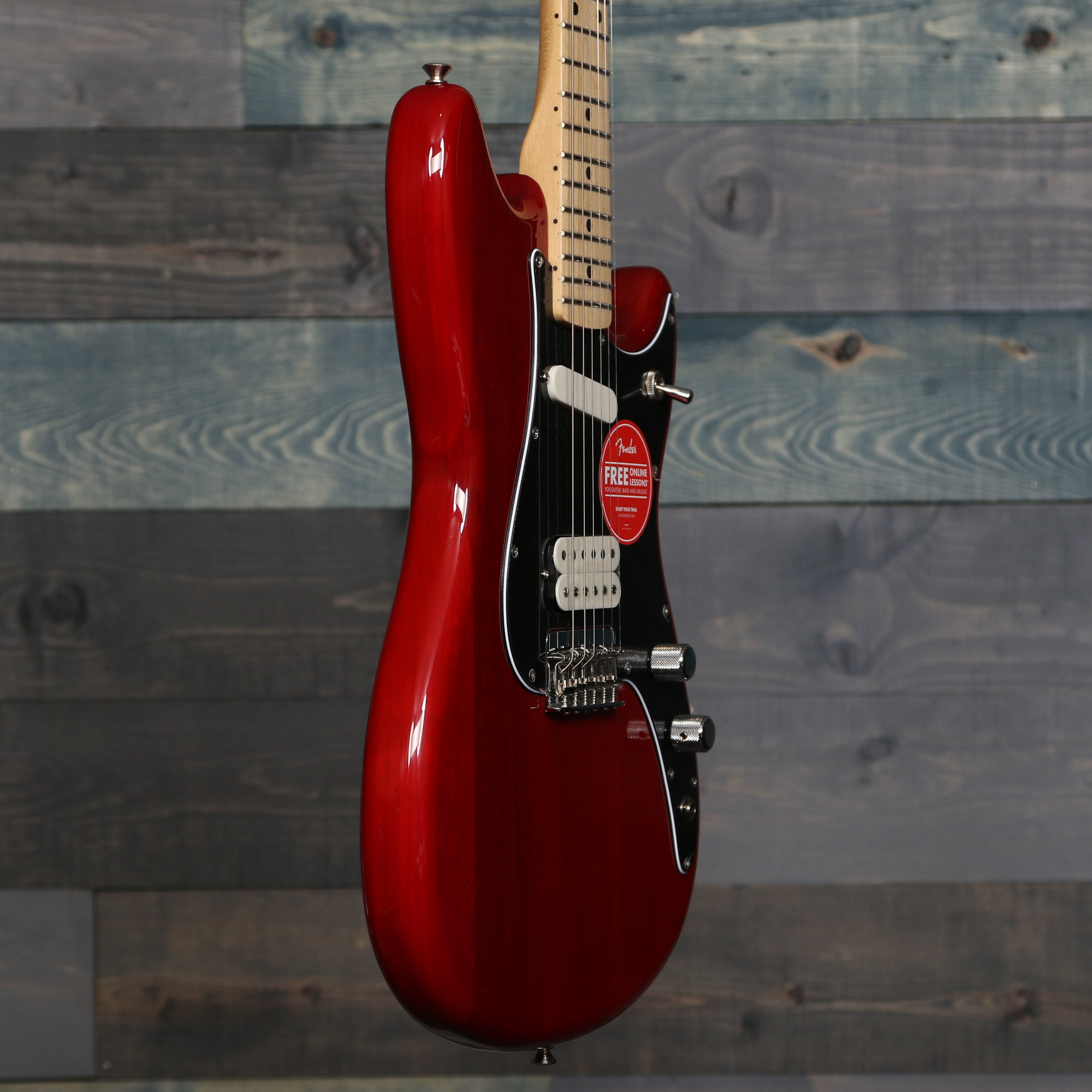 Fender Player Duo-Sonic™ HS, Maple Fingerboard, Crimson Red Transparent