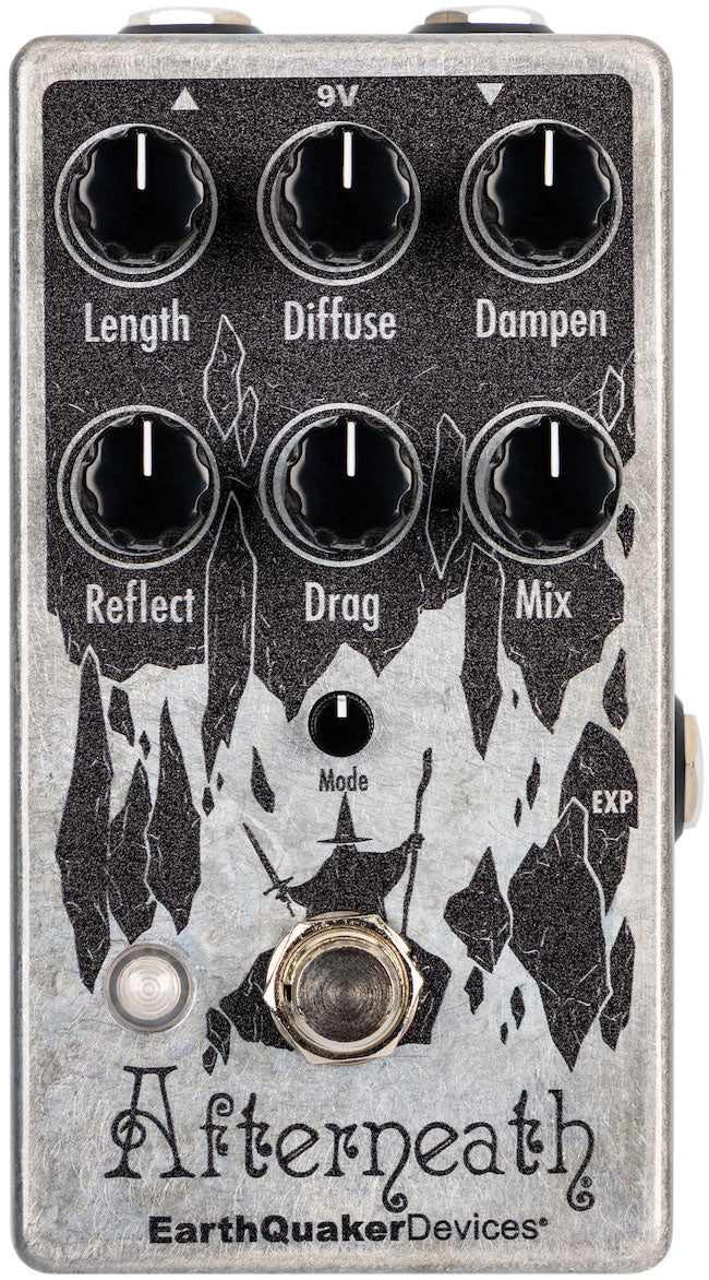 EarthQuaker Devices Limited Raw Silver Custom USA Afterneath V3