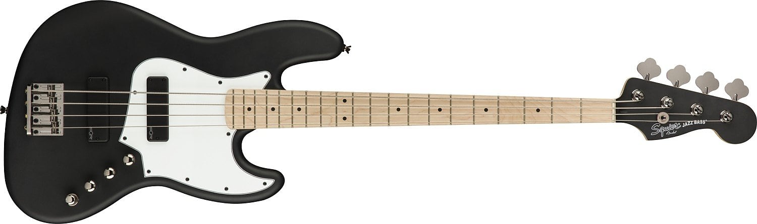 Fender Squier Contemporary Active Jazz Bass® HH, Maple Fingerboard, Flat Black