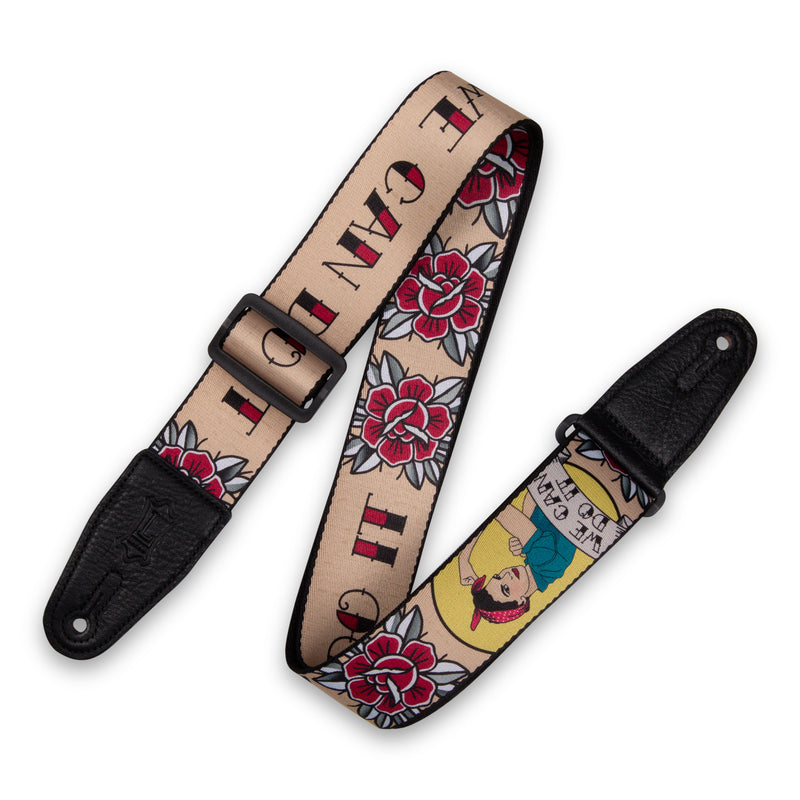 Levy's MPD2-125 Polyester Guitar Strap - Rosie the Riveter