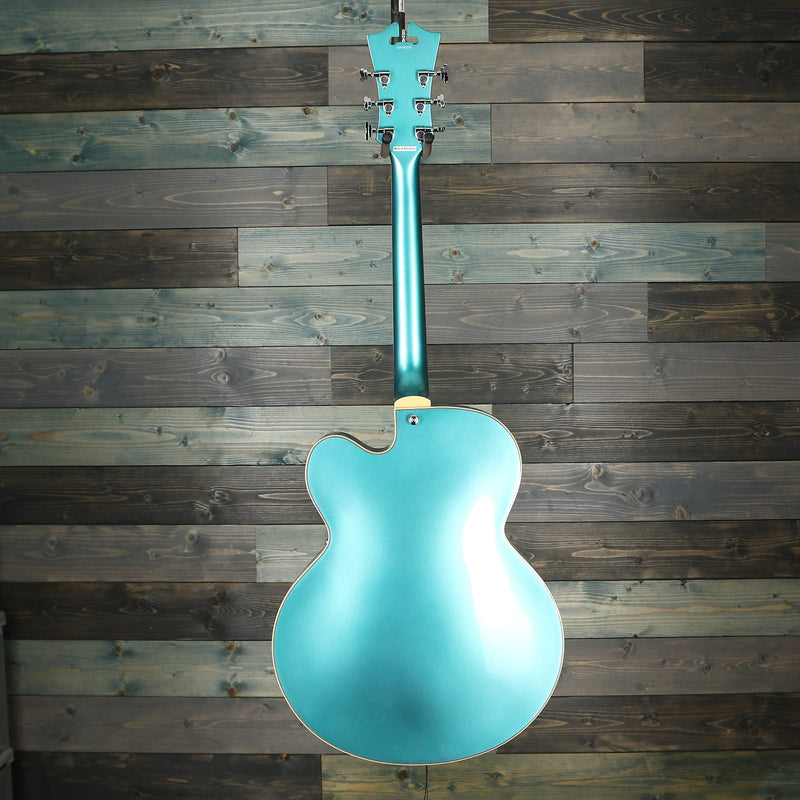 D'Angelico Premier EXL-1 Hollowbody Singlecut - Ocean Turquoise