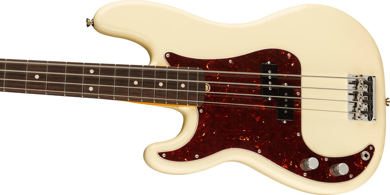 Fender American Professional II Precision Bass Lefty, Rosewood FB, Olympic White
