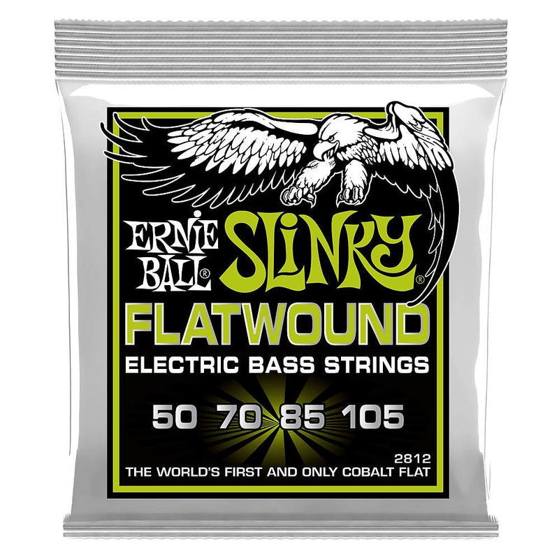 Ernie Ball 2812 Regular Slinky Flatwound Electric Bass Strings 50-105