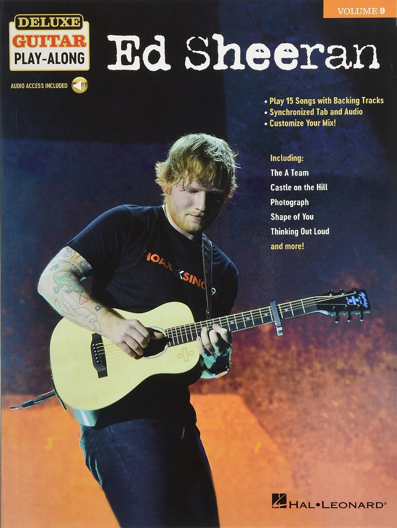 Hal Leonard Ed Sheeran Deluxe Guitar Play-Along Volume 9