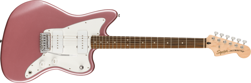 Fender Squier Affinity Series Jazzmaster, White Pickguard, Burgundy Mist