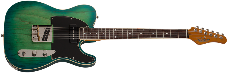 Schecter 668 PT Special Electric Guitar - Aqua Burst Pearl