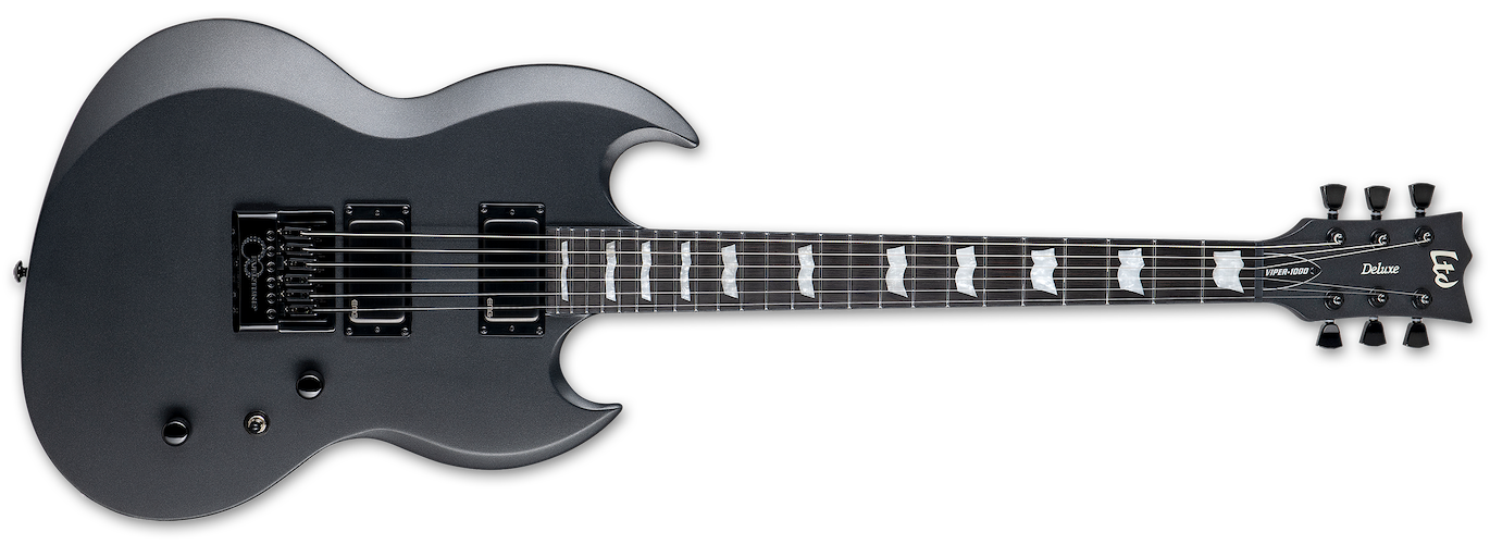 ESP LTD Viper-1000 Evertune Electric - Charcoal Metallic Satin