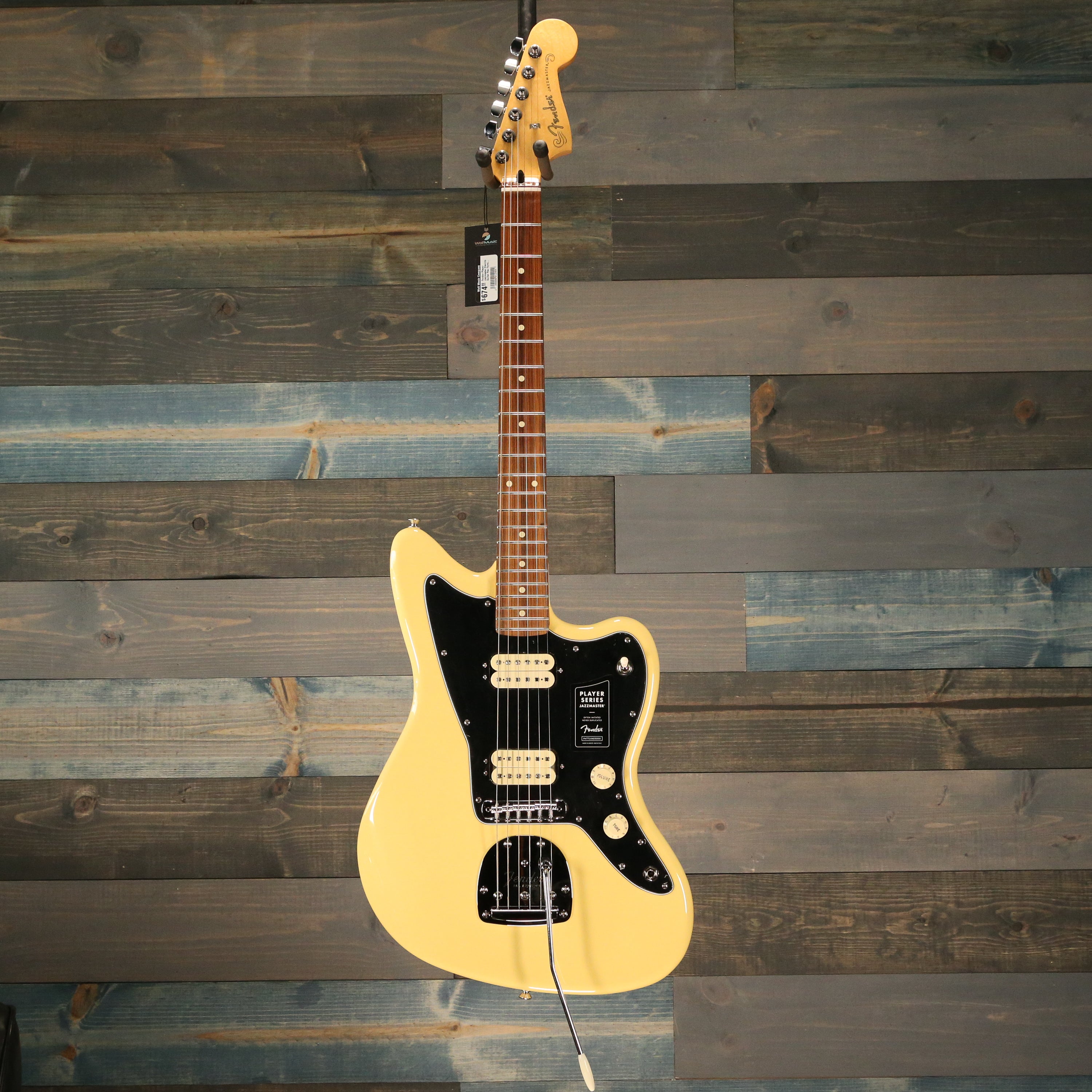 Fender Player Jazzmaster Electric Guitar Pau Ferro Fretboard Buttercream