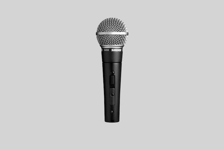 Shure SM58S Dynamic Vocal Microphone with On/Off Switch