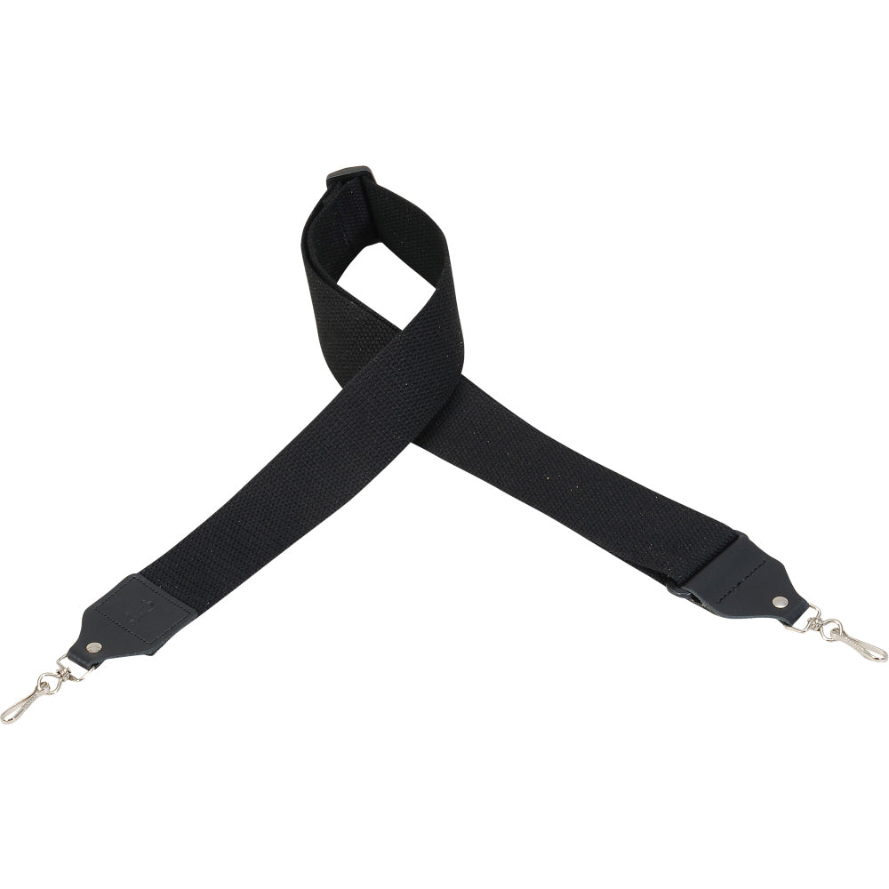 Levy's 2″ Cotton Banjo Strap - Black