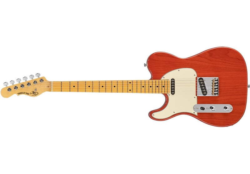 G&L Classic Lefty Tribute Series Electric Guitar - Clear Orange